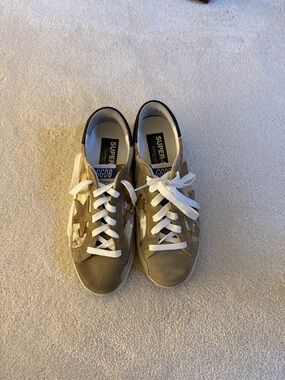 Golden Goose Super-Star Sneakers with White Laces
